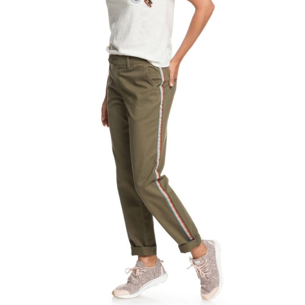 Roxy Poetry Soul Side Stripe Chinos
